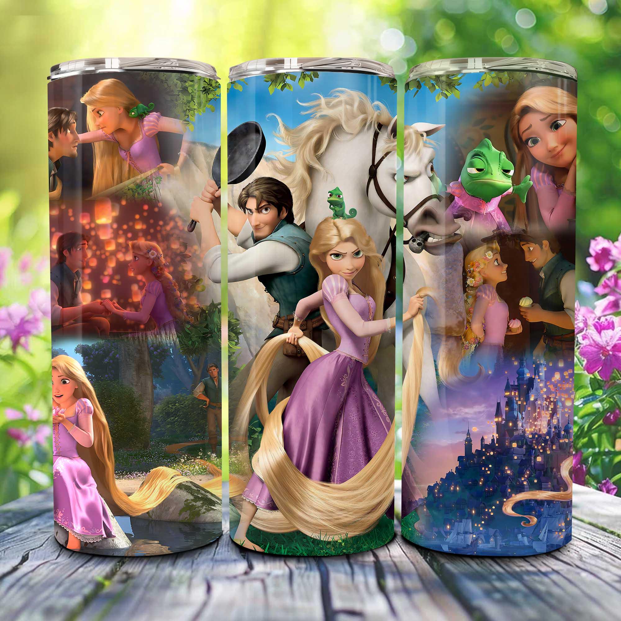 Prinzessin 20 Unzen Skinny Tumbler Png, Cartoon 20 Unzen Skinny Tumbler Png, Magische Prinzessin Valentine Coffee Tumbler Wrap, Valentine Tumbler Png