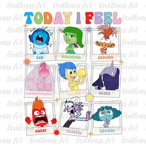 Cartoon Emotions Friends Png, Mental Health Png, Para BCBA ABA, Speech Therapy, Teacher Wildflowers Png, Therapist Psychologist Png