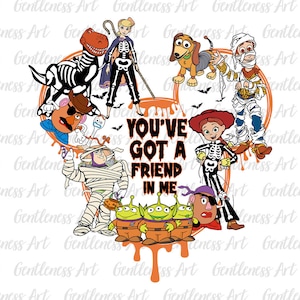 You've Got A Friend In Me Halloween Masquerade Png, Halloween Toy Png, Trick Or Treat, Spooky Vibes Png, Holiday Season Png