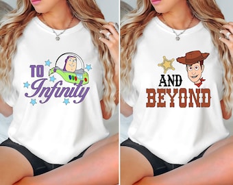 Cartoon Characters Png, Cowboy and His Friend, Friendship Png, Best Friend Forever Png, Matching Shirt Design, Digital Download