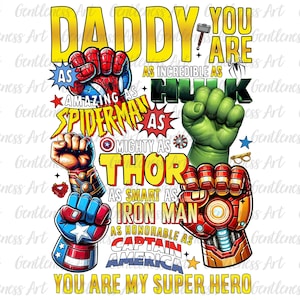 Papa du bist als Smart Png, Geschenk für Papa, Papa Leben Png, Papa Geschenk, Datei für Sublimation, Vatertag, Helden Squad Png, glücklicher Vatertag Png