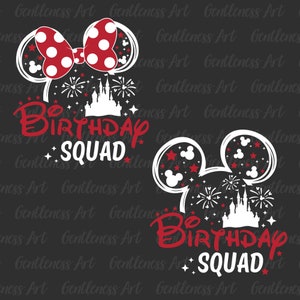 Bündel Geburtstags-Squad-Svg, alles Gute zum Geburtstag-Svg, Familienurlaub-Svg, Vacay-Modus, magisches Königreich-Svg, Geburtstagsreise-Svg, Familienurlaub-2025