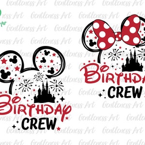 Bundle Birthday Crew Svg, Happy Birthday Svg, Family Vacation Svg, Vacay Mode, Magical Kingdom Svg