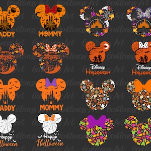 Halloween muis en vrienden Svg bundel, Trick or Treat Svg, Spooky Vibes Svg, Halloween familie-uitje Svg