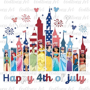 Glücklicher vierter Juli, 4. Juli Prinzessin, amerikanische Flagge, 1776 Png, Gedenktagfreiheit, Vaterländisch, Nur PNG