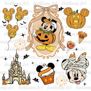 Muis Halloween png, flirt lint magische spiegel, kinder Halloween png, Halloween-snacks png, kasteelballonnen png, spookseizoen, pompoen png