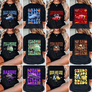 22+ Cartoon Car Sublimation, Boy Gift ideas, Family Vacatrion Png Bundle, Car Movie Gift ideas Design, Kids Toddler Oufits Holiday Png