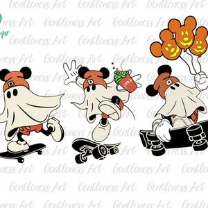 Ghost Skateboarding Creep it Real Svg Png, Halloween, Cukierek albo psikus Svg, Upiorne wibracje Svg, Boo Svg, Okres świąteczny