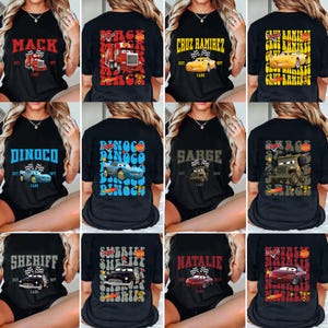 22+ Cartoon Car Sublimation, Boy Gift ideas, Family Vacatrion Png Bundle, Car Movie Gift ideas Design, Kids Toddler Oufits Holiday Png