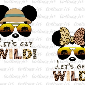 Pacote Let's Get Wild Svg, Férias em Família Svg, Esquadrão Familiar Svg, Modo Férias Svg, Reino Mágico Svg