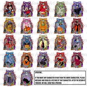Bundle PNG Halloween Squad, Halloween personnalisé Png, méchants d'Halloween Pmg, miroir magique Png, des bonbons ou un sort, Halloween en famille, citrouille Png