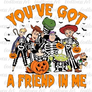 Masz we mnie przyjaciela Halloween Masquerade Svg Png, Halloween Toy Svg, Cukierek albo psikus, Upiorne wibracje Svg, Sezon świąteczny Svg