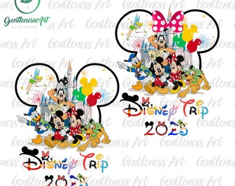 Family Trip 2025 Png, Family Vacation Png, Friend Squad Png, Vacay Mode Png, Magical Kingdom Png, Only Png