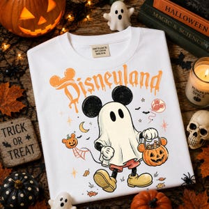 Mouse Ghost Halloween Png, Mouse Trick or Treat Png, Mouse Not So Scary Halloween Party Png, Spooky Season Png, Pumpkin Png, Digital File