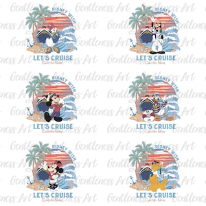 Custom Captain Mouse Wish Trip 2025 Bundle Png, Cruise Trip, Let&#39;s Cruise, Wonderful Vacation, Fantasy Cruise Ship Png, Tailor mouse Design