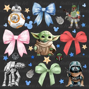 Galaxy War Charaktere Shirt Png, Film Fan Geschenk, Pastell Cartoon Junge / Mädchen Kleinkind, Geschenk für Kinder Design Png, Film Urlaub