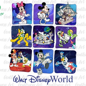 Mouse And Friends Space Png, Montagna Spaziale Anni '90 Png, Magic Kingdom Png, Astronauta Neon Png, Viaggio In Famiglia Png, Vacanza In Famiglia Png