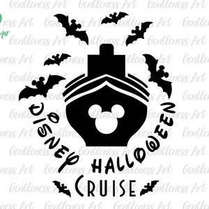 Cruise Halloween Svg Png, Trick Or Treat Svg, Spooky Vibes Svg, Bat Svg, Fall, Holiday Season