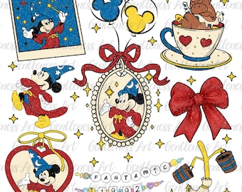 Vintage Cartoon Zauberer Png, Hexe Maus Magie Shirt Png, magischer Ballon Maus kokette Bogen Geburtstagsgeschenk Kinder Kleinkind, Zaubershow Est 1992