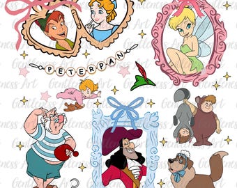 Cartoon paar hart spiegel coquette png, cartoon kinderen vakantie 2026, trendy cartoon reizen vakantie, meidenreis, sprookje magisch png