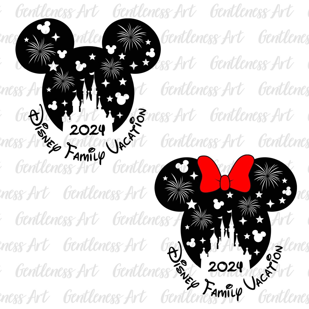 Bundle Family Vacation 2024 Svg Png, Magical Kingdom Svg, Family Trip