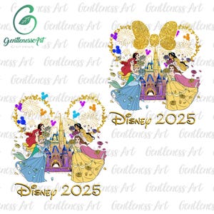 Princess Trip 2025 Bundle Png, Family Vacation Png, Friend Squad Png, Vacay Mode Png, Magical Kingdom Png, Family Trip 2025 Png Shirt