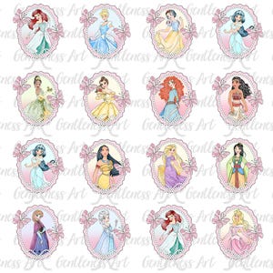 Prinzessinnen Squad Coquette Magischer Spiegel Bogen Png, Prinzessin Trip, Mädchen Reise, 9 Prinzessinnen Charaktere, Baby Girlies Png, Prinzessin Kleinkind