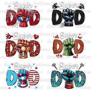 Vatertag Fist Bump Png-Bundle, Super Papa Hände ClipArt, Papa Fist Bump Png, Fist Bump Superheld Png, Vatertag Png, Held Papa Geschenk
