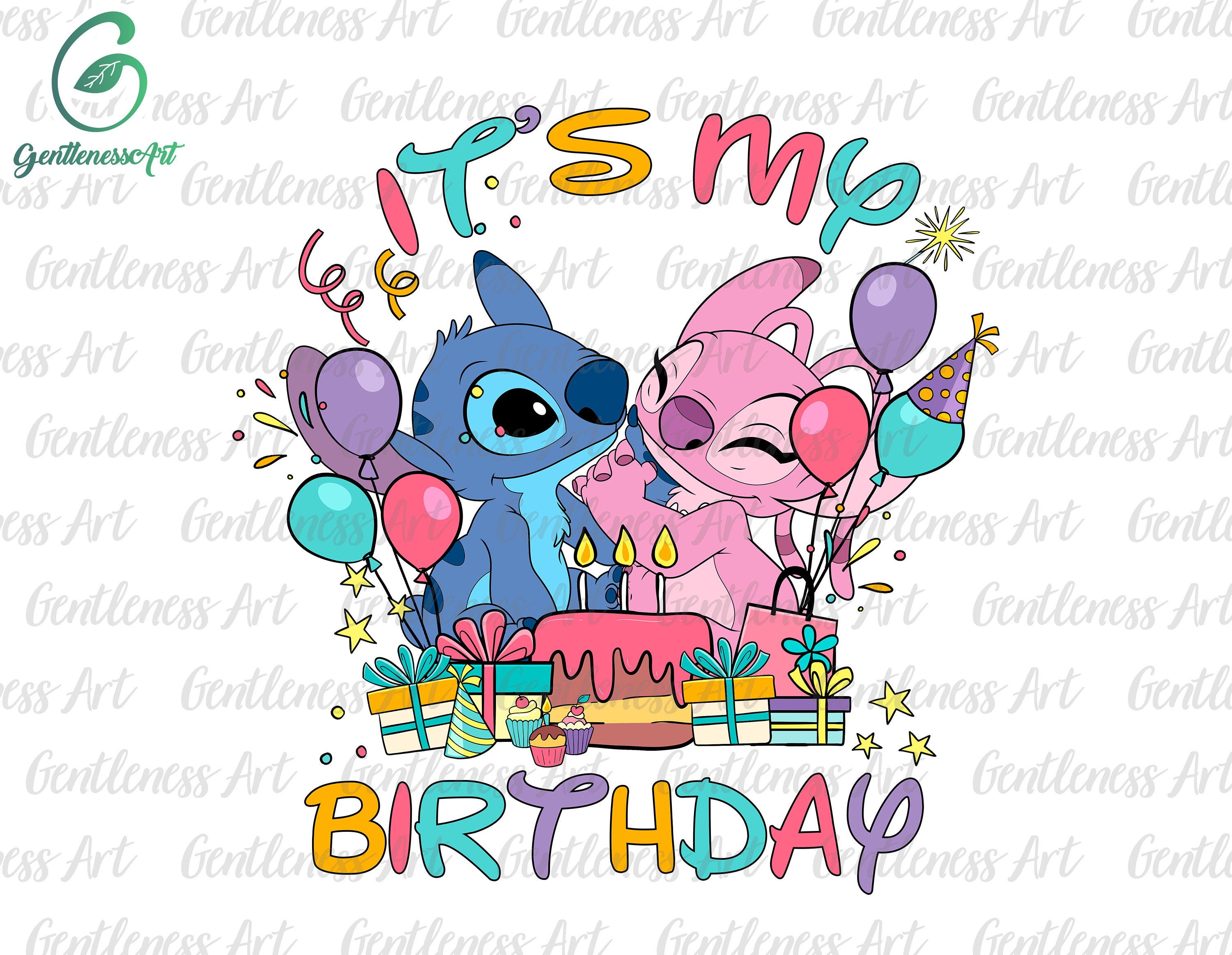 Happy Birthday It's Stitch And Lilo Greeting Card for Sale by  trangnguyenvn88