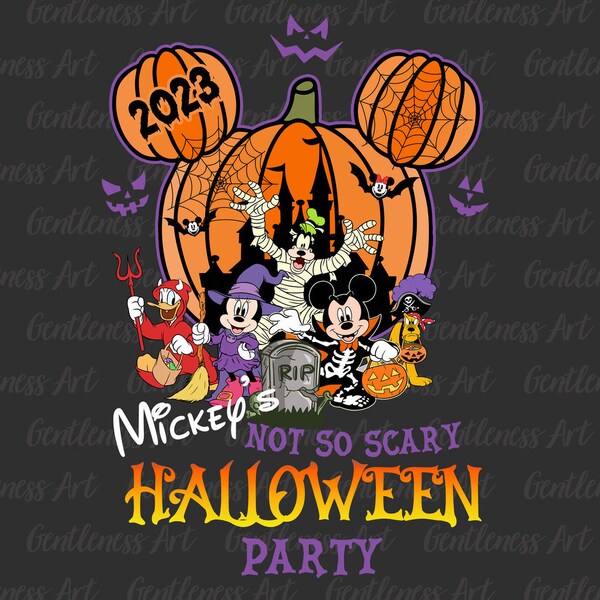 Halloween Family Vacation Png, Not So Scary, Mouse And Friends, Trick Or Treat Png, Spooky Vibes Png, Png Files For Sublimation