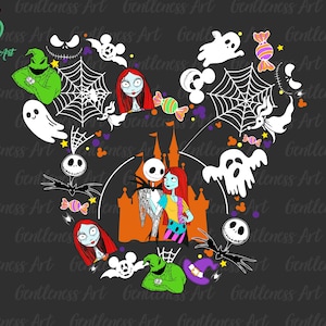 Buon Halloween Png, Dolcetto o scherzetto Png, Vibrazioni spettrali Png, Strega Png, Autunno Png, File PNG per sublimazione, Solo PNG
