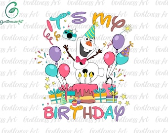 Es mi cumpleaños Png, Feliz cumpleaños Svg, Vacaciones familiares Png, Reino mágico, Archivos Png para sublimación, Solo Png