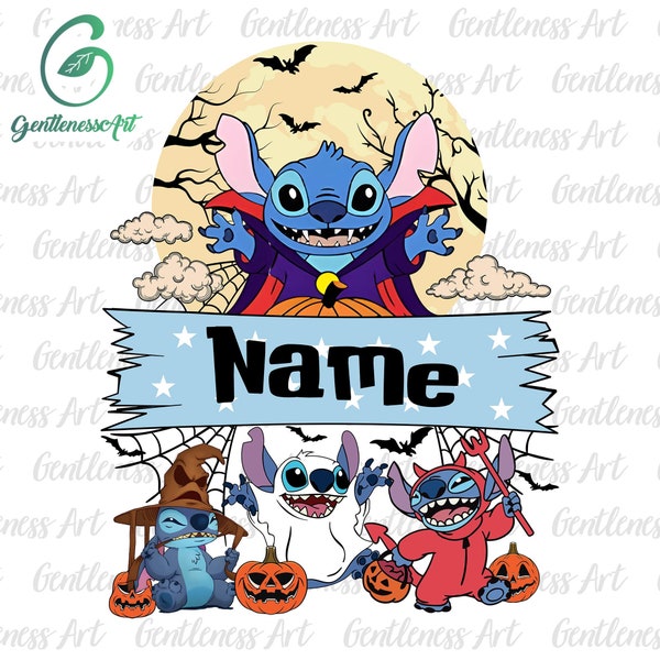 Custom Name Halloween Png, Halloween Cartoon Shirt Design Png, Personalized Halloween, Kids Halloween Png, Cute Halloween Png