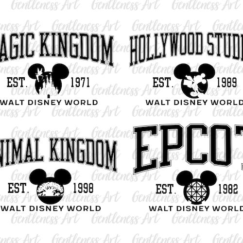 バンドル アニマル キングダム SVG、マジカル キングダム SVG、ファミリー バケーション SVG、ファミリー スクワッド SVG、フレンド スクワッド SVG、バケーション モード SVG