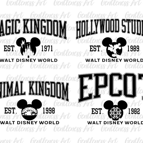 Bundle Animal Kingdom Svg, Magical Kingdom Svg, Family Vacation Svg, Family Squad Svg, Friend Squad Svg, Vacay Mode Svg