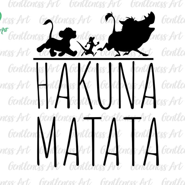 Hakuna Matata Svg - Etsy