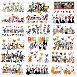 Bundle PNG SVG Halloween, Trick Or Treat Png, Spooky Vibes Png, fichiers Svg coupés Halloween, Sublimation Png d'Halloween, Halloween drôle