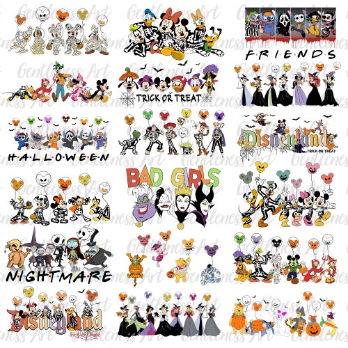 Halloween PNG SVG Bundle, Trick Or Treat Png, Spooky Vibes Png, Halloween Svg Cut Files, Halloween Png Sublimation, Funny Halloween