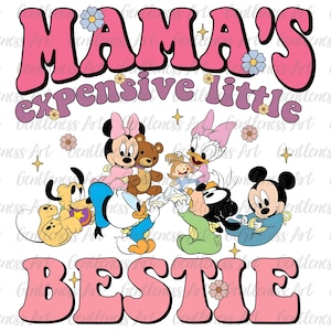 Petite amie chère de maman png, joyeuse fête des mères png, maman souris png, cadeau de maman mignonne, maman de dessin animé, meilleures amies de maman png, téléchargement numérique