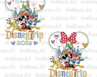 Bundle Personalized Family Trip Png, Family Vacation Png, Mouse And Friends Png, Friend Squad Png, Vacay Mode Png, Magical Kingdom Png