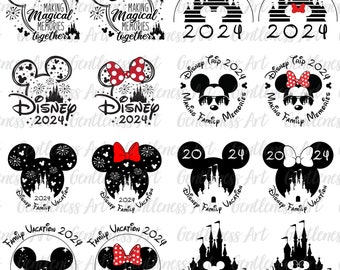 Bundle Squad Svg, Making Family Memories, Family Vacation Svg, Family Squad Svg, Friend Squad Svg, Vacay Mode Svg, Magical Kingdom Svg