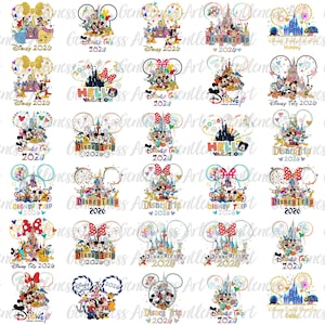 Bundle Family Trip 2026 Png, Family Vacation Png, Friend Squad Png, Vacay Mode Png, Magical Kingdom Png, Only Png, Birthday Trip