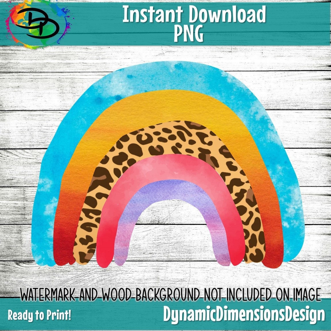 Rainbow PNG Printable Rainbow Pattern Design Boho Rainbow - Etsy