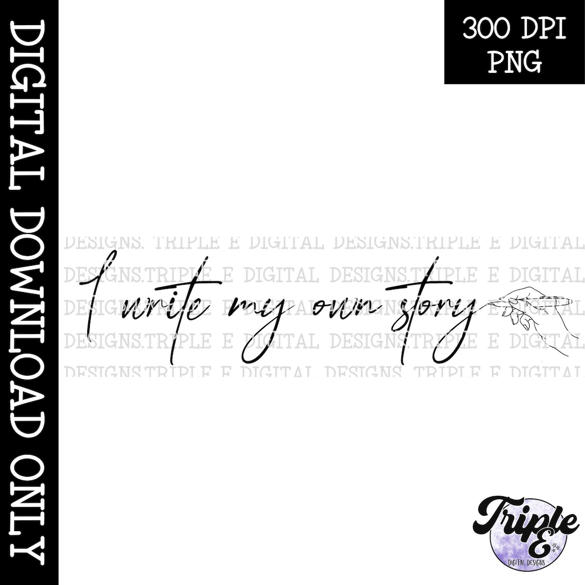 I Write My Own Story PNG Digital Download Etsy i-write-my-own-story-png-digital-download-etsy