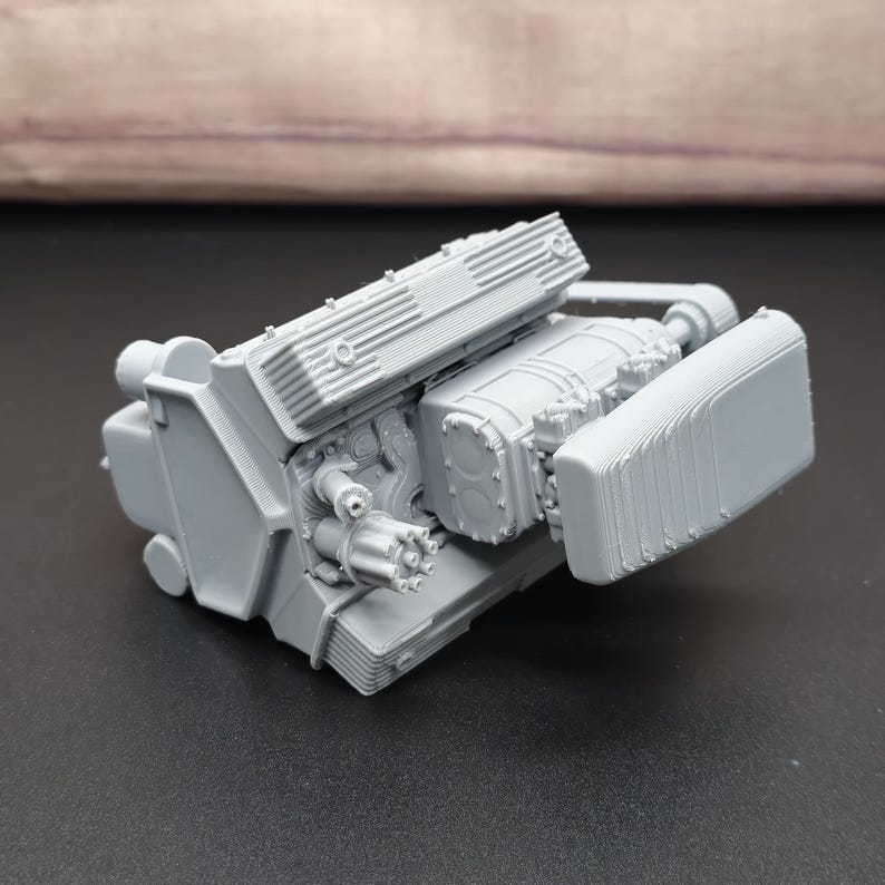 Chevrolet Big Block 454 Supercharger - 1:10 Scale - Engine Model ...