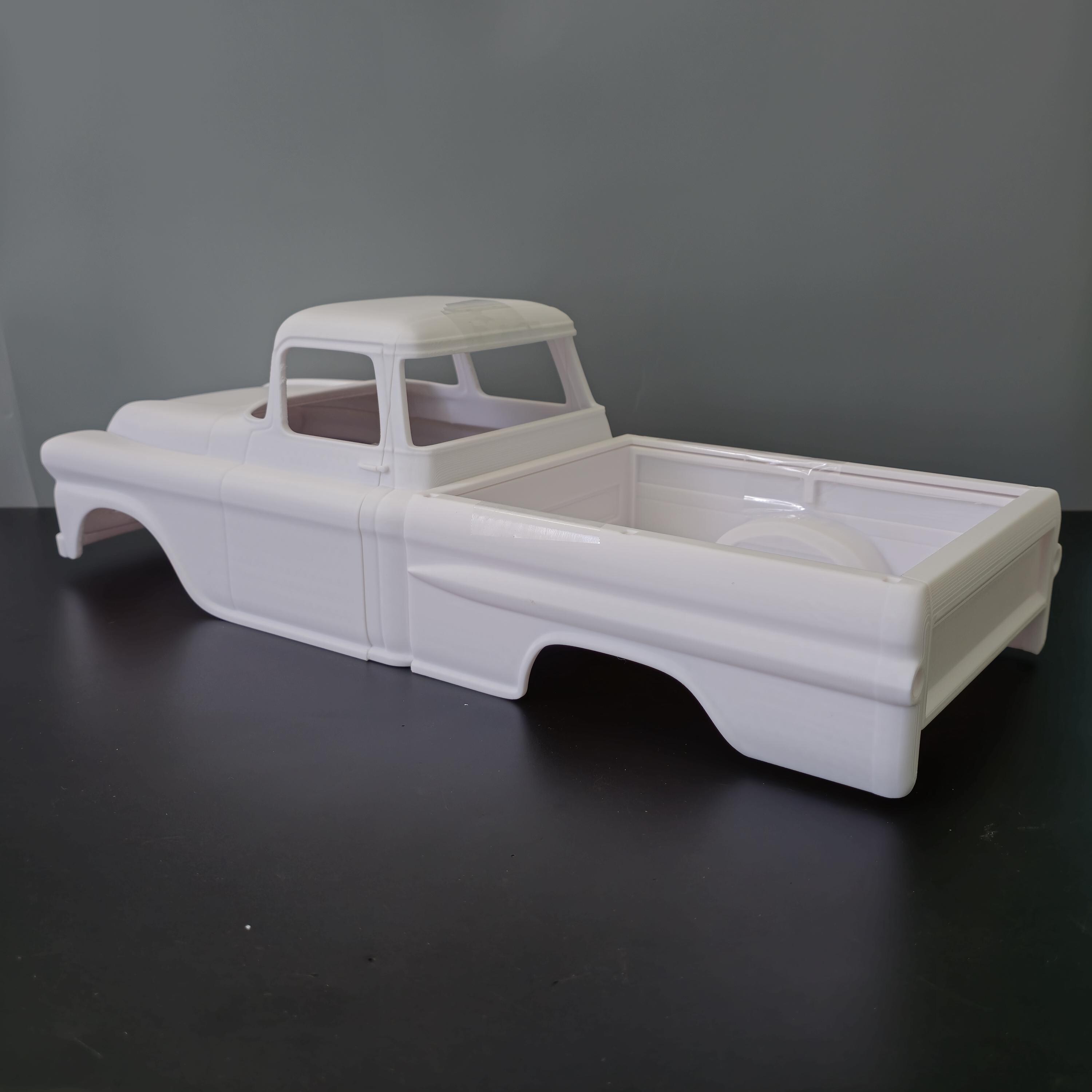 Modellino RC Auto 1959 GMC 100 Scala 1:10, Carrozzeria Camion Stampata In 3D Da Assemblare (MakerMoto)