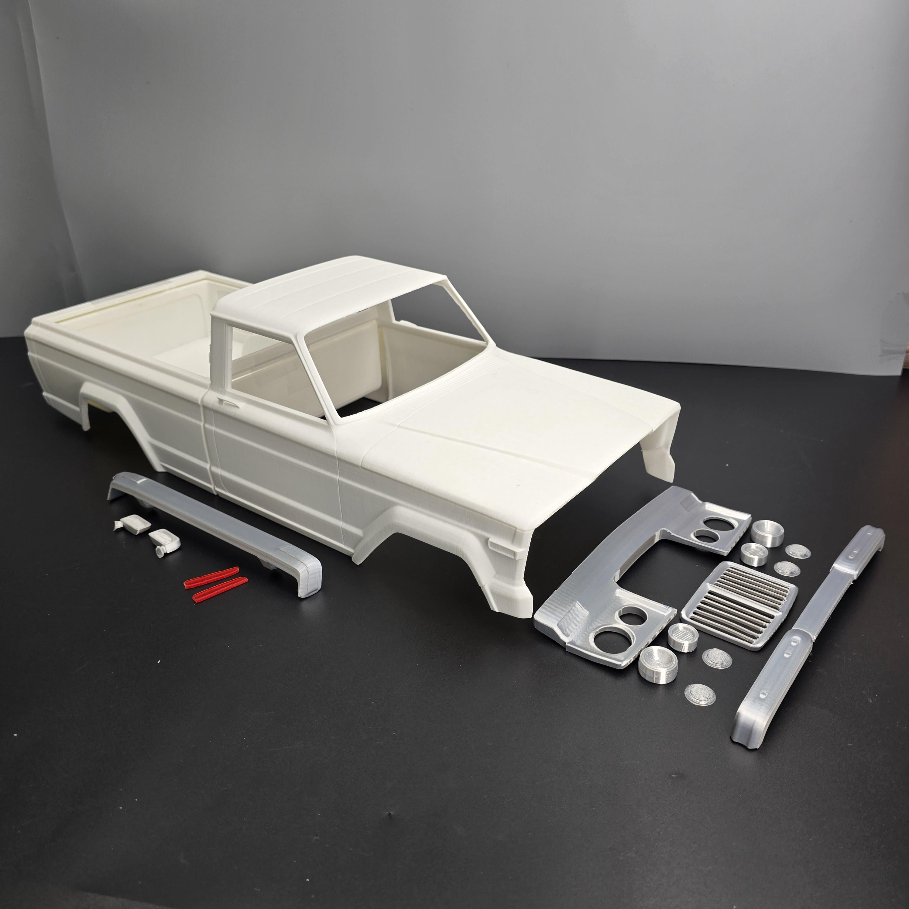 1/10 m38a1 cj5ジープ　3dプリント製ボディー 1/10 m38a1 cj5ジープ3dプリント製ボディー