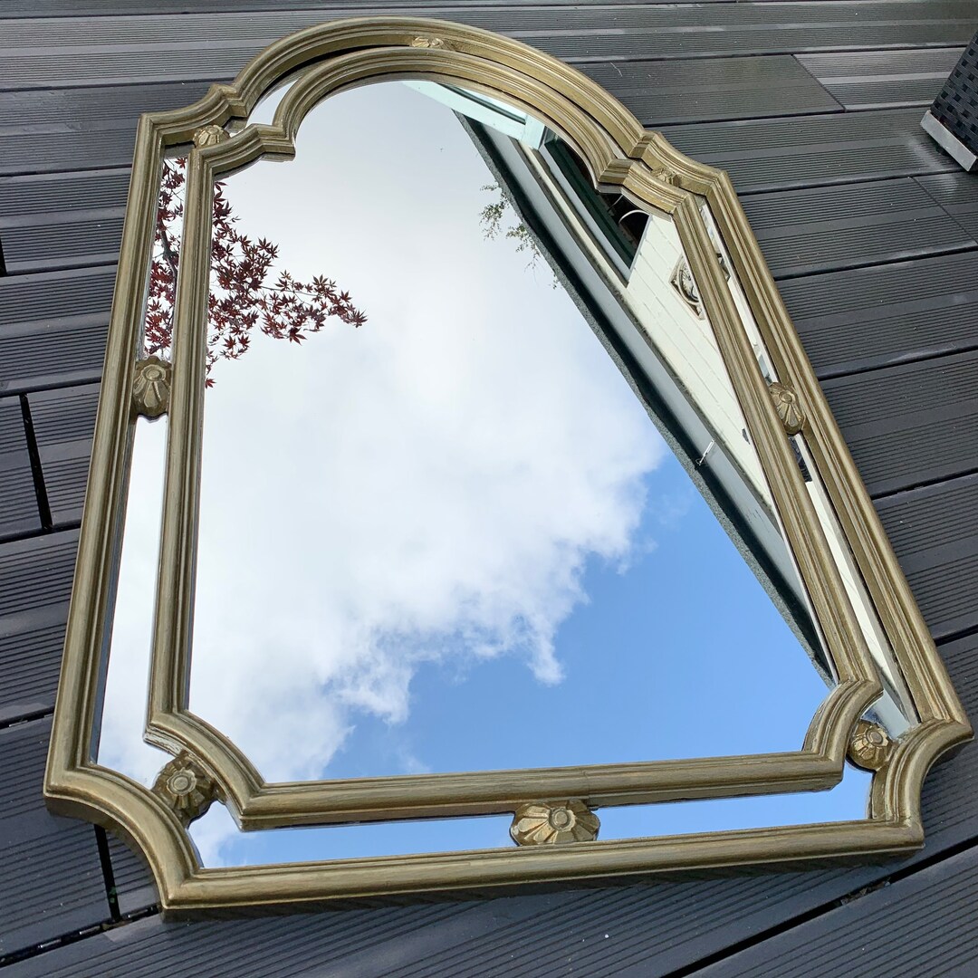 Antique French Style Wall Mirror With Double Gilt Frame - Etsy UK