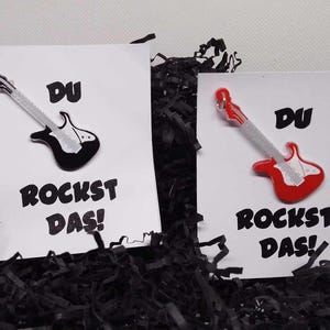 Du Rockst das!-Karte/Mutmacher/Motivationskarte/Mitbringsel/