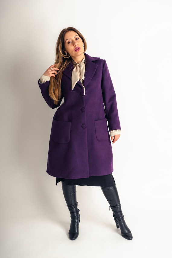 Light store purple coat